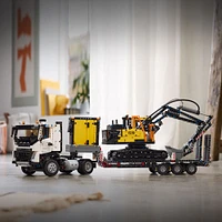 LEGO Technic Volvo FMX Truck & EC230 Electric Excavator Building Toy, Volvo Truck Toy for Kids, 42175