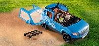 Playmobil - Famille avec voiture et caravane