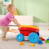 MEGA BLOKS-Wagon Ramasseur de Blocs First Builders