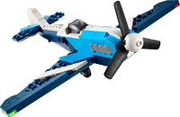 LEGO Creator 3 in 1 Aircraft Race Plane Building Toy - with 3 Building Options, Airplane, Fighter Jet, or Helicopter 31160