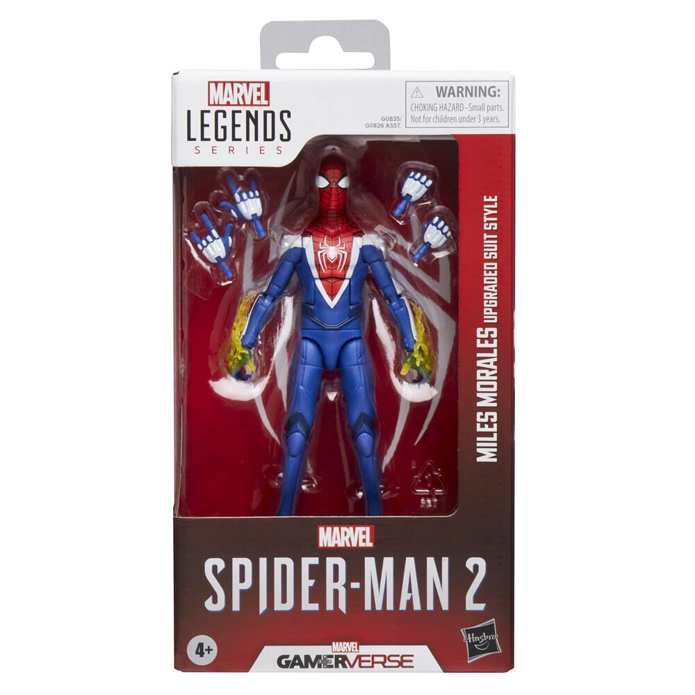 Marvel Legends Series Gamerverse Miles Morales Upgraded Suit Style, figurine Spider-Man