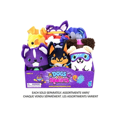 "Dogs Vs. Squirls" (Chien contre écureuils)  -Peluche de 4 pouces (Un sélectionné au hasard pour les achats en ligne)
