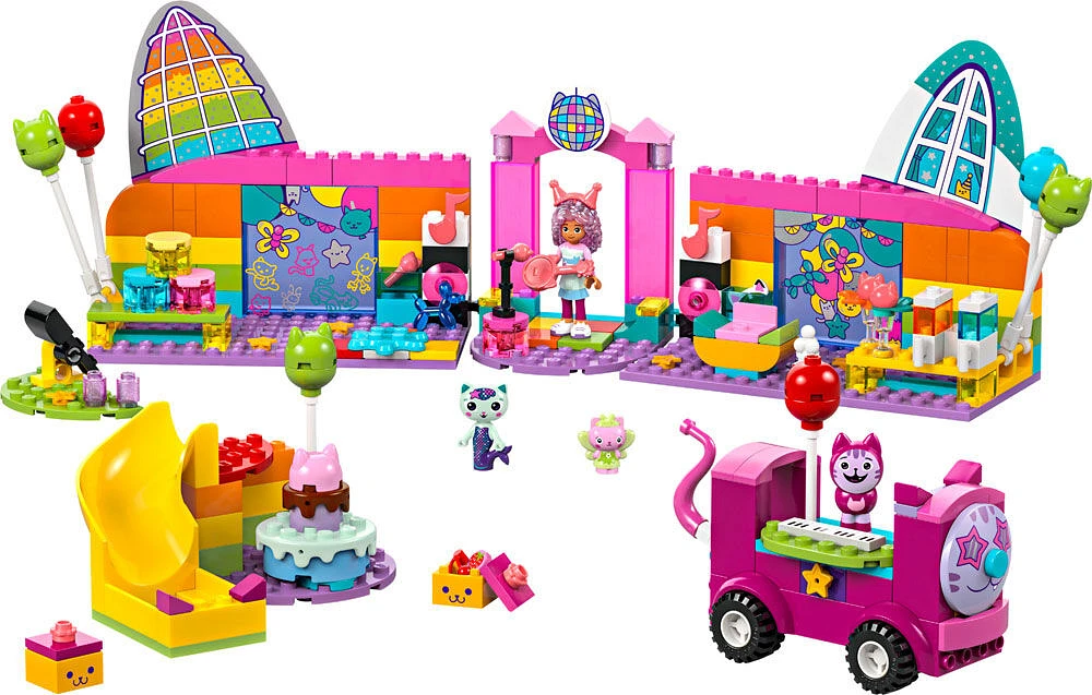 LEGO Gabby's Dollhouse Gabby's Party Room Disco Playset, Pretend-Play Toy for Kids 10797