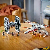 LEGO Star Wars TIE Fighter & X-Wing Mash-up Building Toy, Star Wars Gift for Kids with 2 Starfighters, 75393