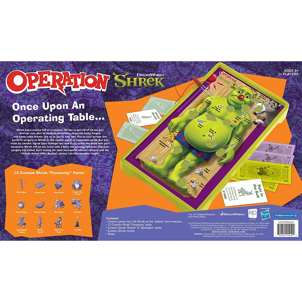 USAopoly OPERATION: Shrek - Édition anglaise