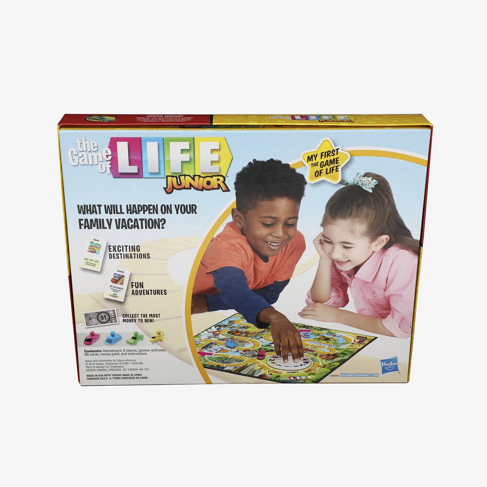 The Game of Life Junior Board Game for Kids, For 2-4 Players, Family Board Games for Kids, Kids Gifts - English Edition