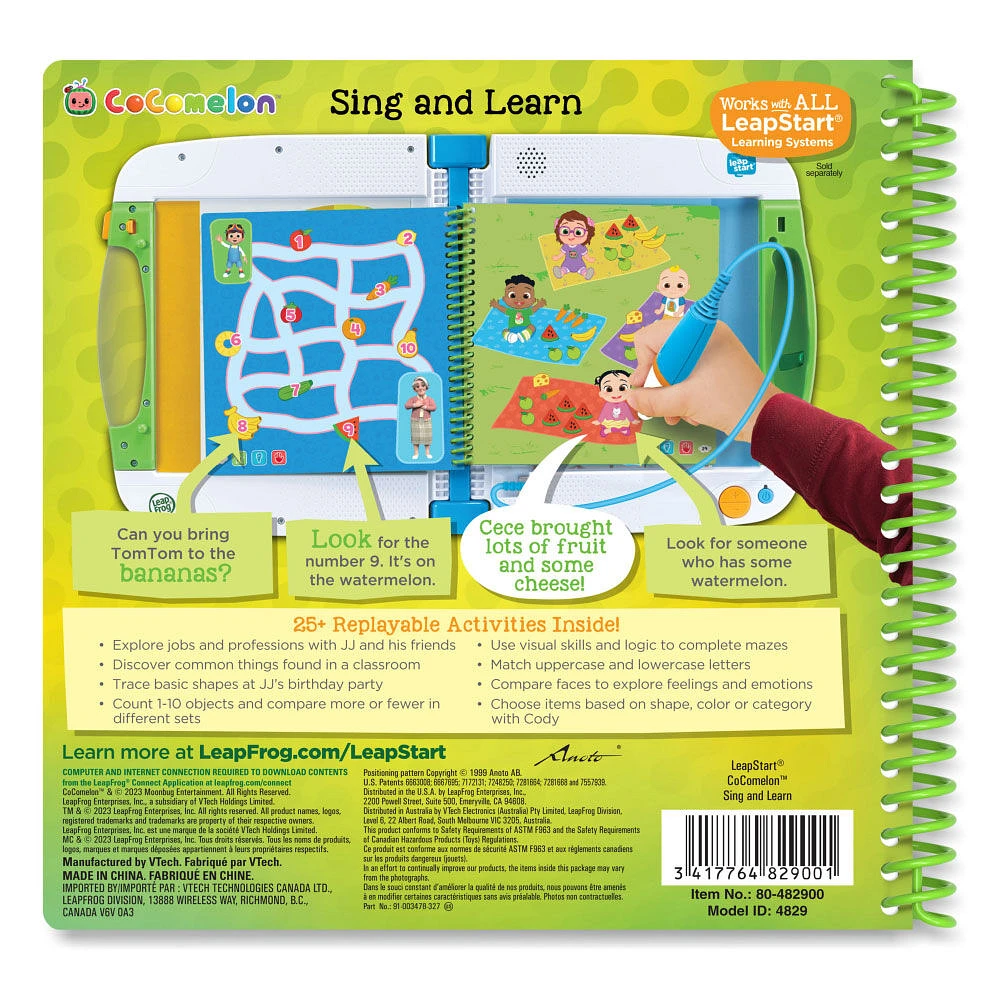 LeapFrog LeapStart CoComelon Sing and Learn - Édition anglaise