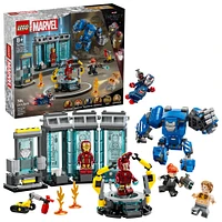LEGO Marvel Iron Man's Laboratory: Hall of Armor Building Toy - Marvel Superhero Toy for Kids - 76315