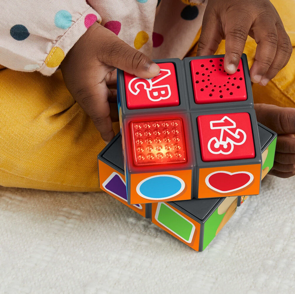 Fisher-Price Laugh and Learn Puppy's Activity Cube - English Edition