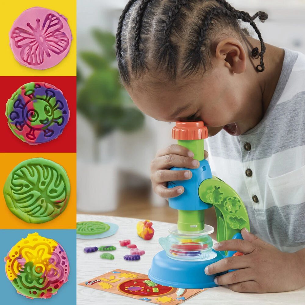 Play-Doh Mon petit microscope, coffret de pâte à modeler