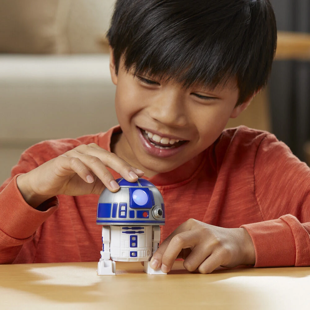 Star Wars Droidables R2-D2, figurine électronique Star Wars (10 cm), jouets Star Wars pour enfants