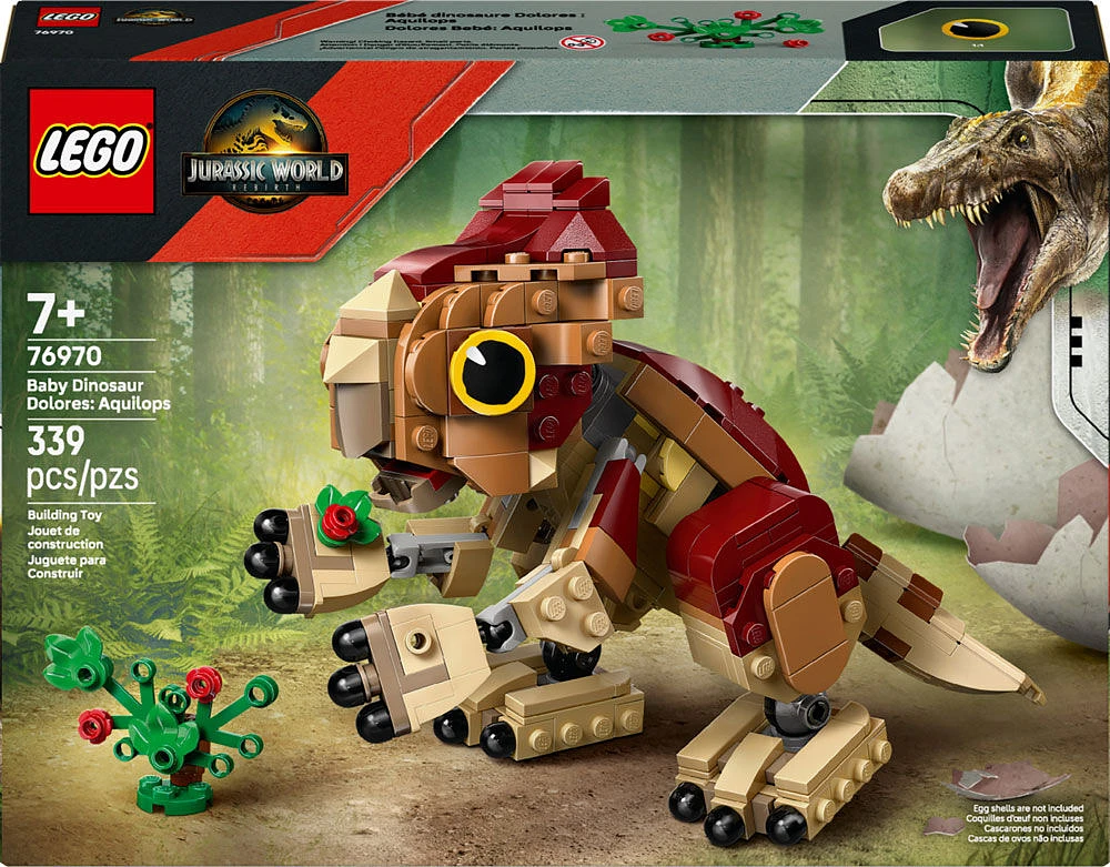 LEGO Jurassic World Baby Dinosaur Dolores: Aquilops Kids Toy, 7+ - Jurassic World Building Toy - 76970