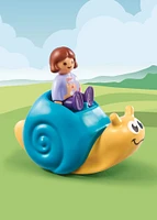 Playmobil - Enfant avec escargot à bascule 1.2.3