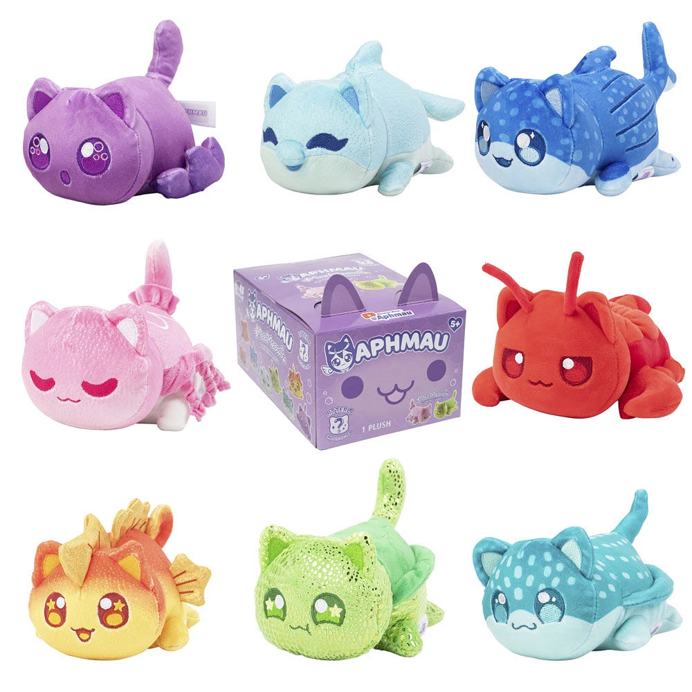 Peluche mystère Aphmau MeeMeow 6 po - Série 5 - Under the Sea