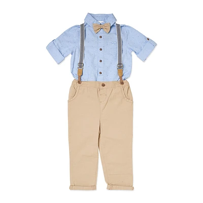 Little Gent Ensemble de porte-jarretelles : Bleu