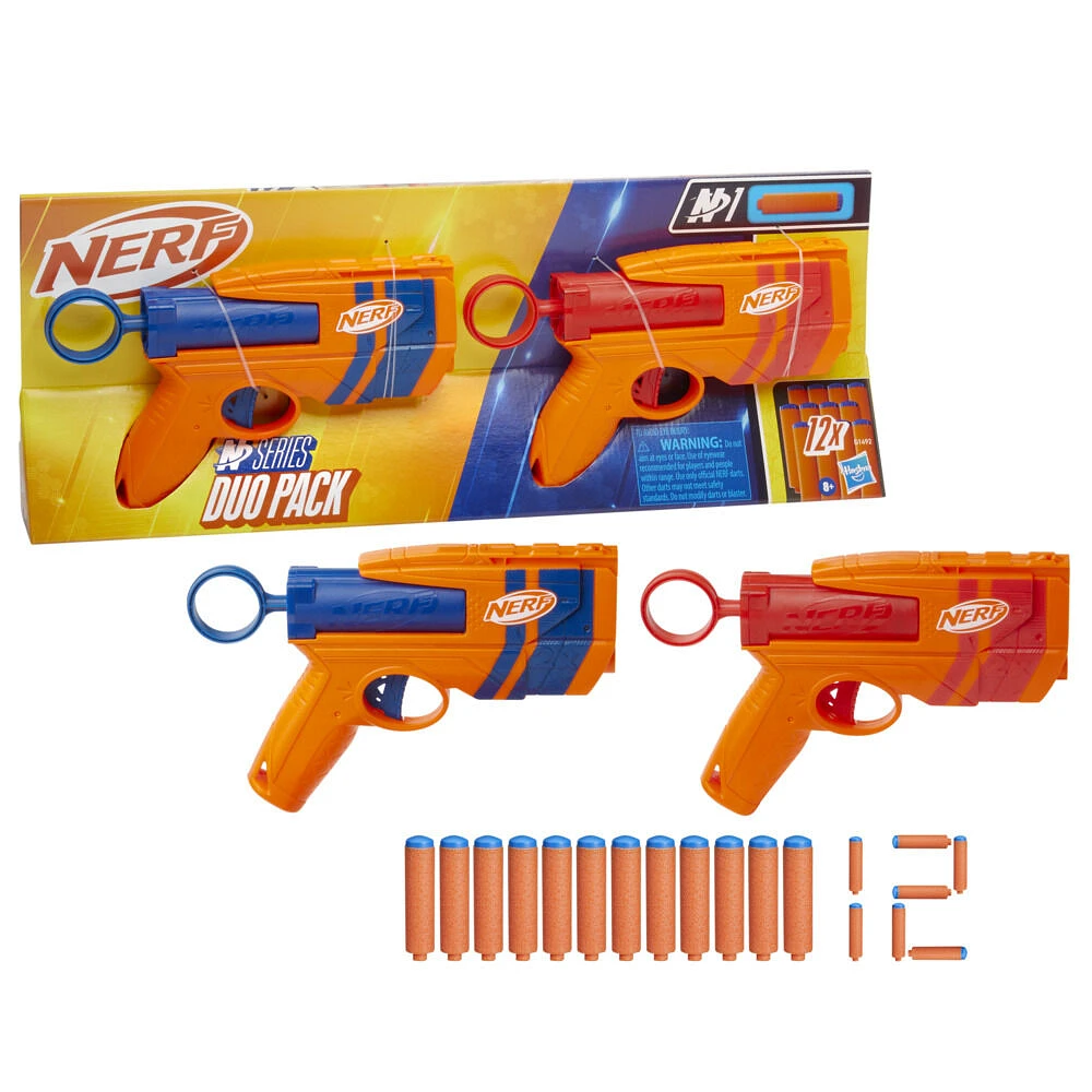 Nerf N Series Duo Pack Dart Blasters and 12 N1 Darts