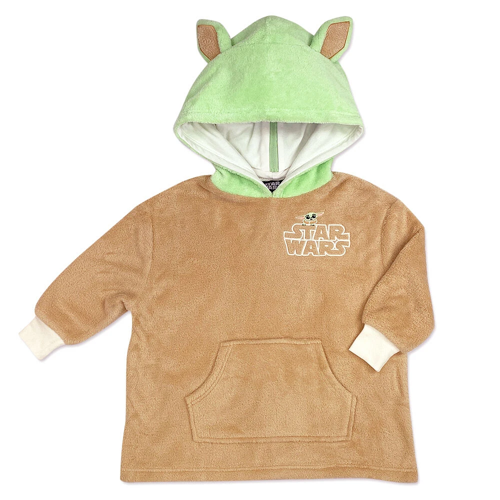 Disney/Lucas Star Wars Le Mandalorien unisexe pyjama à capuchon convertible en oreiller