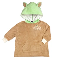 Disney/Lucas Star Wars Le Mandalorien unisexe pyjama à capuchon convertible en oreiller