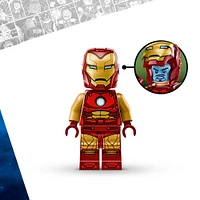 LEGO Marvel Le robot d'Iron Man contre Ultron, Jouet de figurines de superhéros à construire 76307