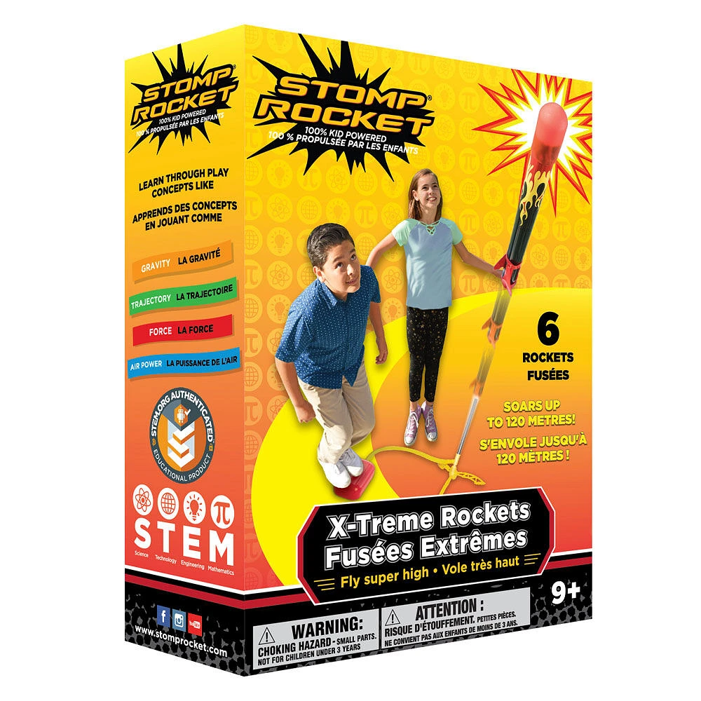 Stomp Rocket X-Treme 6 Rockets