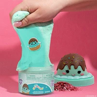 Original Squishmallows substance gluante nuage premium Maya la crème glacée, aromatisée au chocolat