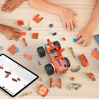 MEGA Hot Wheels Tiger Shark Chomp Course Monster Truck Building Toy with 2 Figures (245 Pieces)