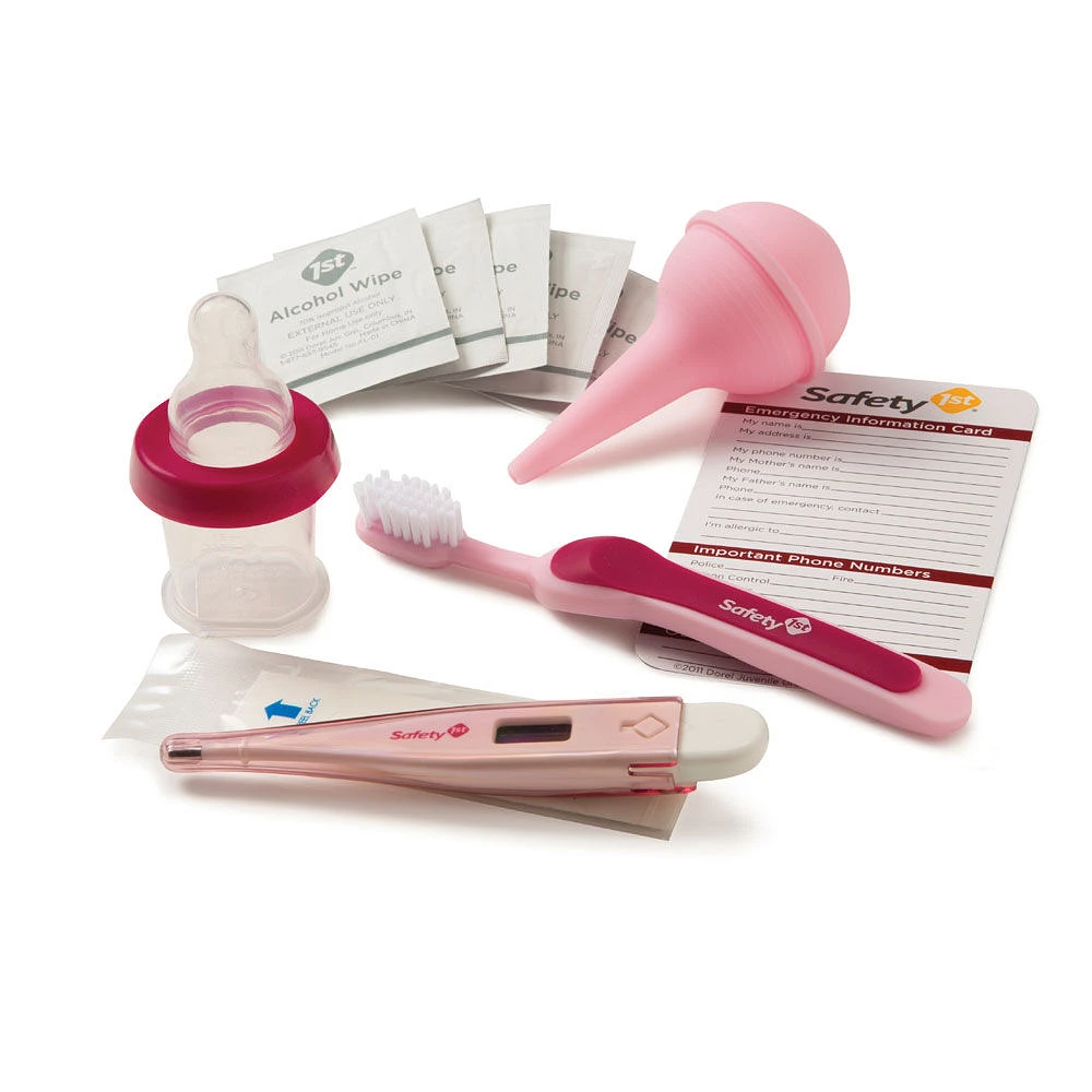 Trousse de soins et de toilette Deluxe de Safety 1st - Pink.