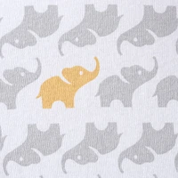 HALO SleepSack Wearable Blanket - Cotton - Gray Elephant Large 12-18 Months