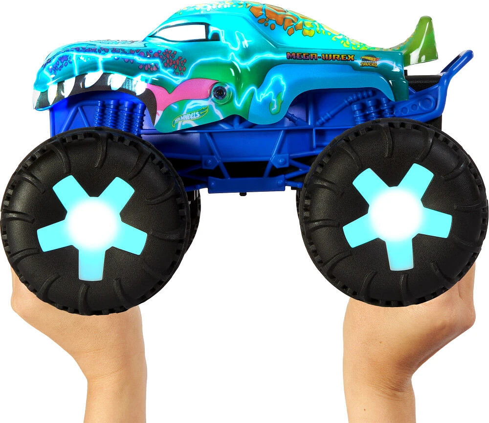 HotWheels Monster Trucks-Mega-Wrex-Véhicule télécommandé échelle 1/15