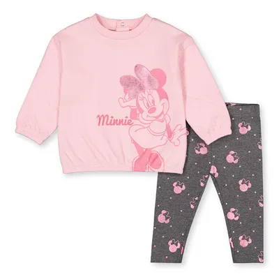 Disney Minnie Mouse 2 Piece Top Legging Set Pink