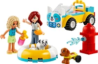 LEGO Friends Dog-Grooming Car, Vehicle Playset, Animal and Nature Pretend-Play Toy for Kids 42635