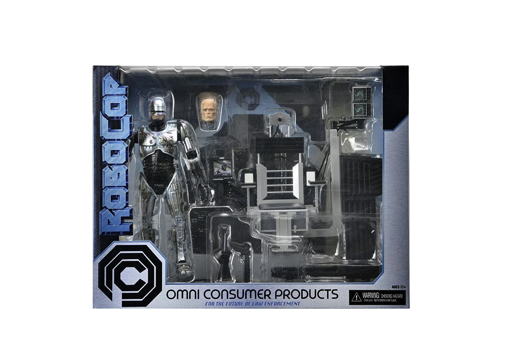 Robocop-7" Scale Action Figure- Ultimate Battle Damaged Robocop with Chair