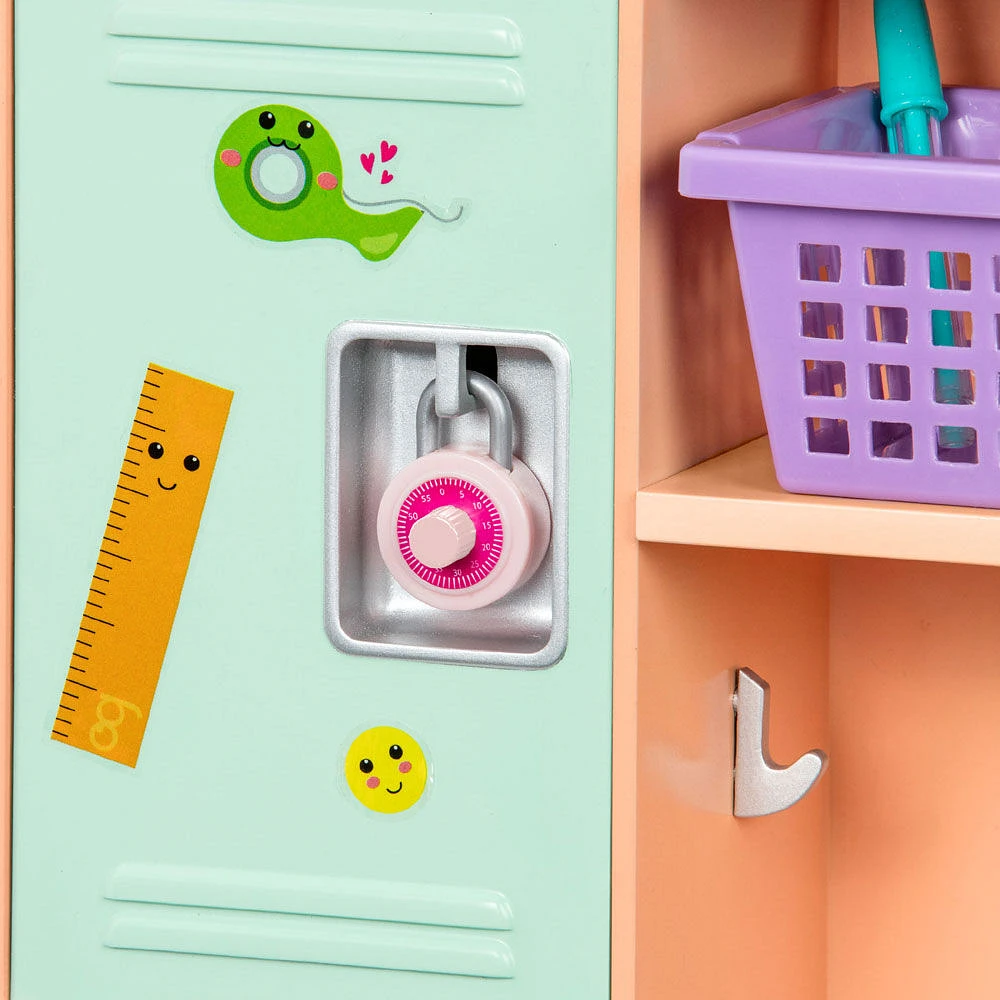 Our Generation, Classroom Cool Locker Set for 18-inch Dolls