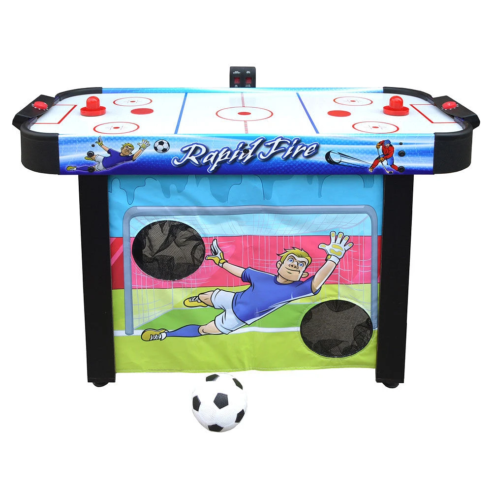 Table Rapid Fire d'air hockey multi jeux 3-en-un de 1,07 m (42 po)