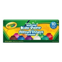 Crayola Washable Kids' Paint, 10 Ct