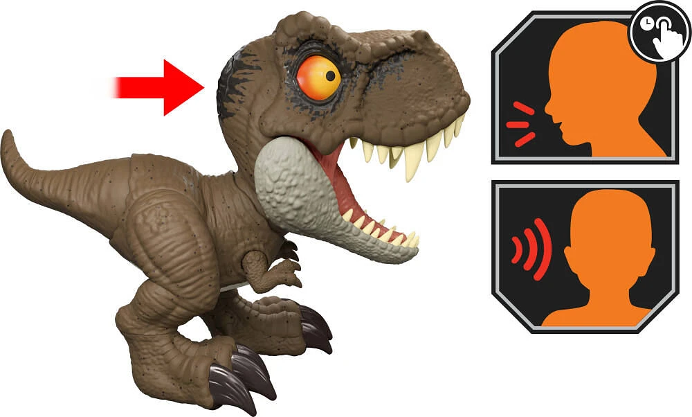 Jurassic World Roar Command Tyrannosaurus Rex Dinosaur Figure