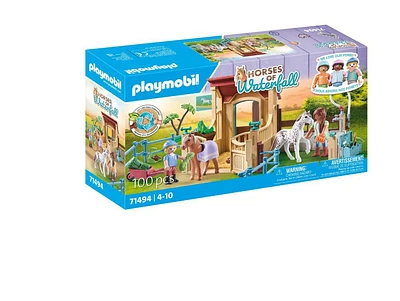 Playmobil - Van pour cheval et poneys avec enclos