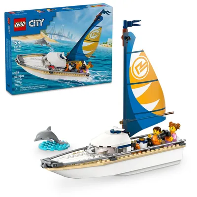 LEGO City Sailboat Building Set for Kids 60438