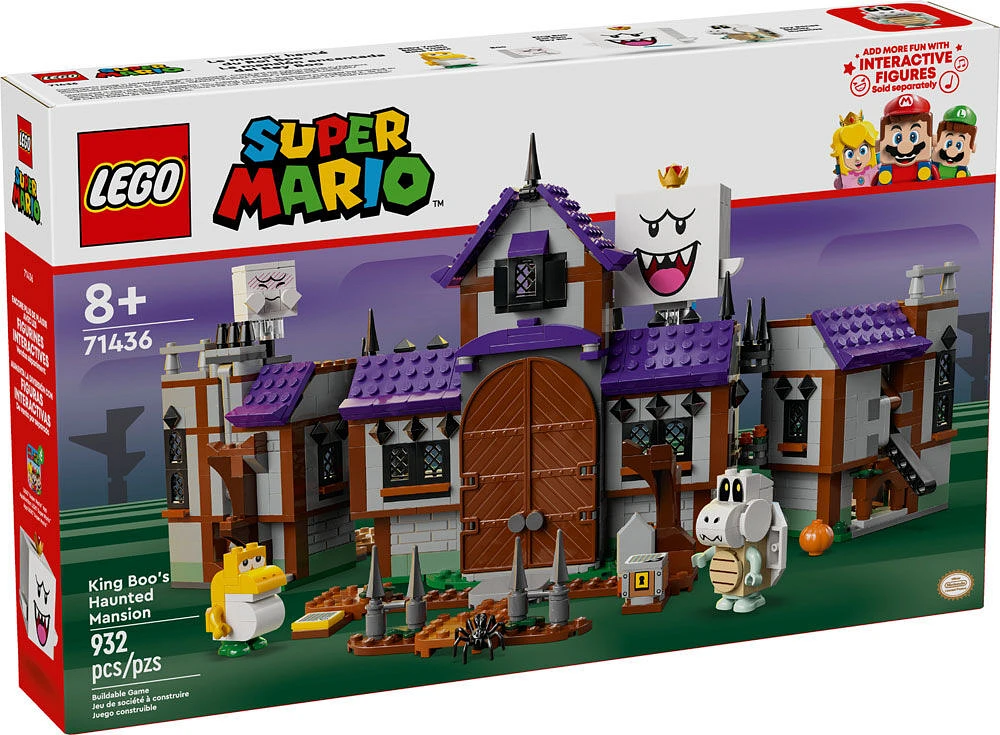 LEGO Super Mario King Boo's Haunted Mansion, Ghost Toy, Nintendo Video Game Toy Collectible, 71436