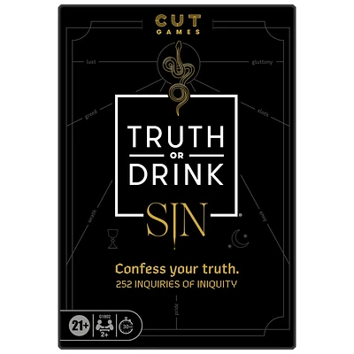 Truth or Drink: Sin Edition Party Game for Adults Ages 21+ - English Edition