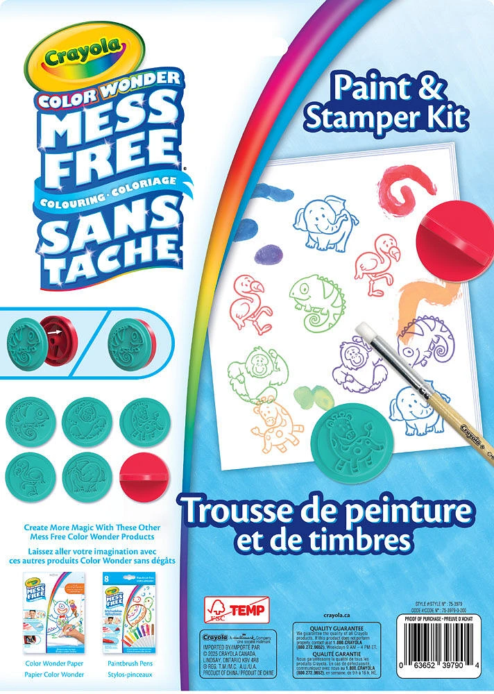 Crayola Color Wonder Mess-Free Paint & Stamper Kit