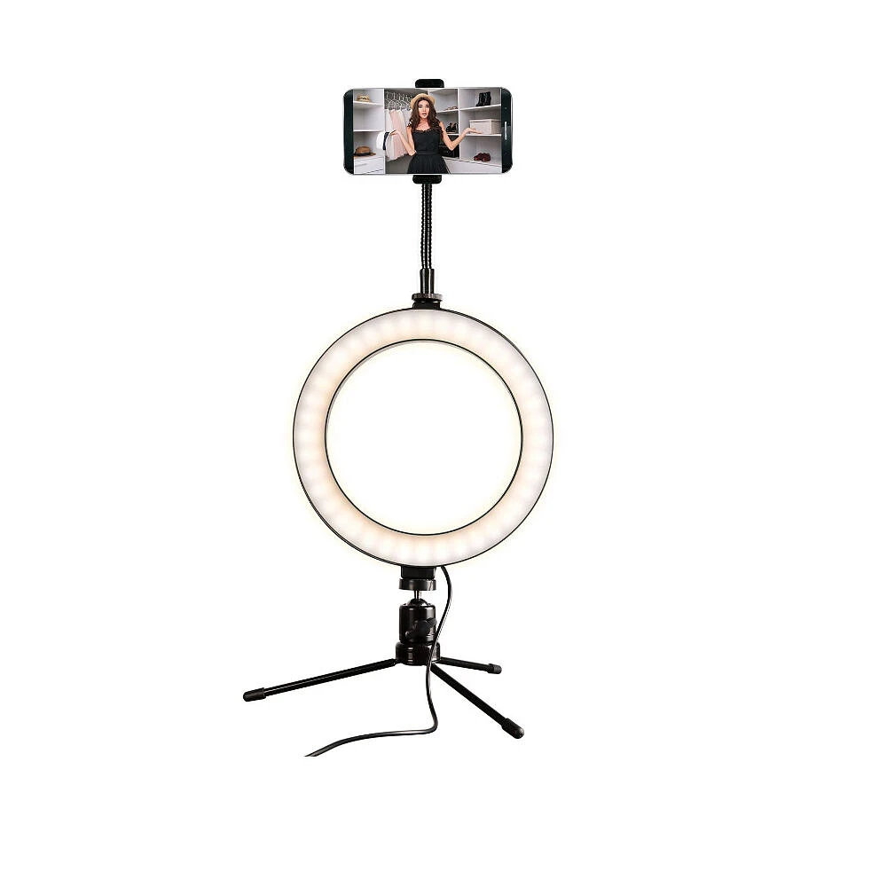 Brookstone 8" Studio Ring Light - English Edition