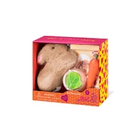 Our Generation, Pet Bunny Set, Plush Pet for 18-inch Dolls