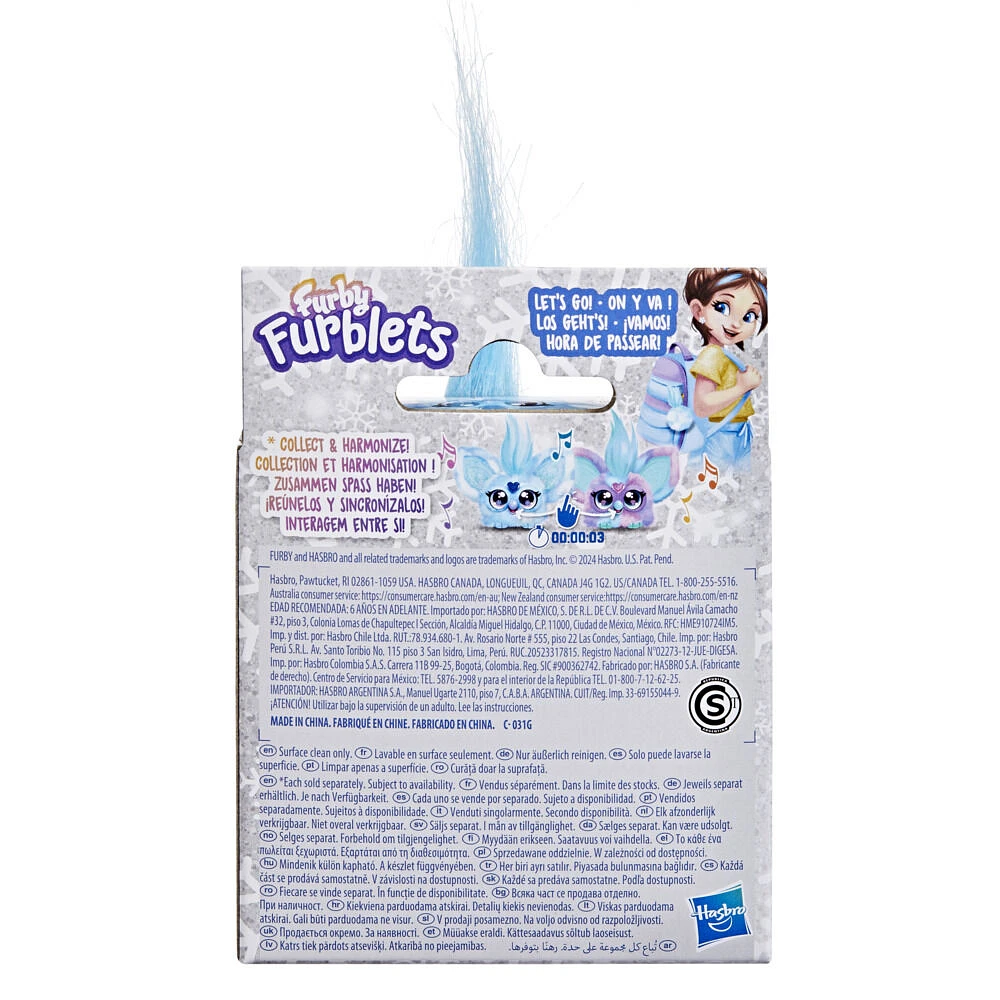 Furby Furblets Sno-Way Holiday Edition Mini Electronic Plush Toy