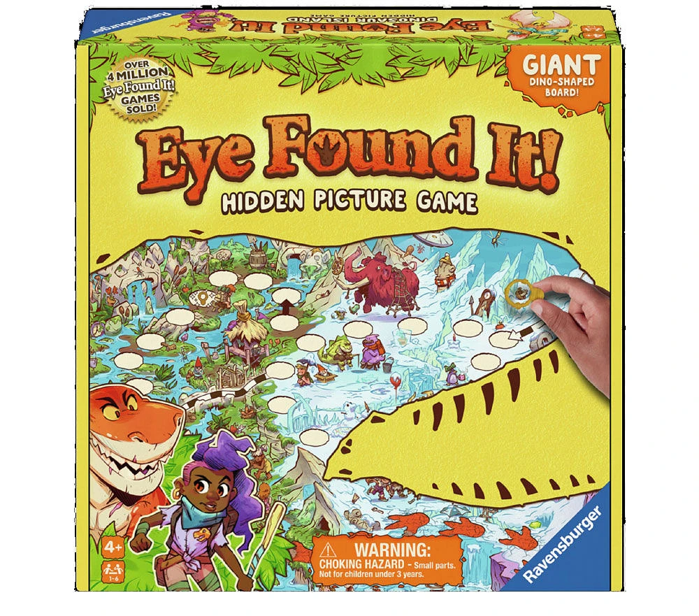 Eye Found It! Dino Island Board Game - English Edition