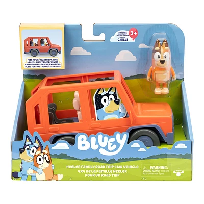 Bluey Heeler Family Road Trip 4WD Vehicle