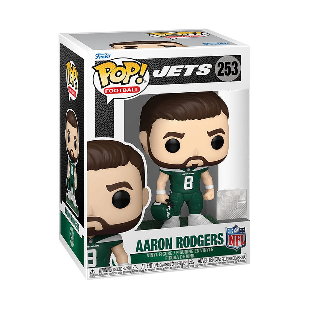 Funko Pop! Aaron Rodgers (Uniforme De L'Equipe À Domicile De Jets) Figurine En Vinyle