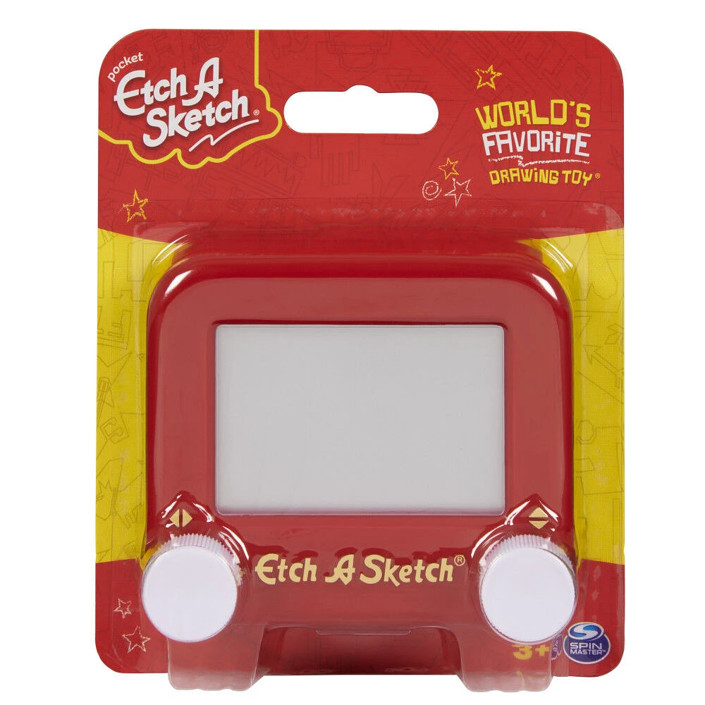 Etch A Sketch de poche, Jouet de dessin avec écran magique (les modèles peuvent varier)