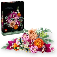 LEGO Botanique Le joli bouquet de fleurs roses, Décor floral , Ensemble de construction de cadeau sur la nature pour adultes 10342