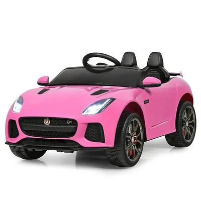 Kidsvip 12V Jaguar F Type W/ Rc Pink - English Edition